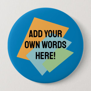 Personalisierte Retroformen Button