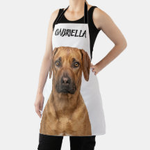 Personalisierte Rhodesian Ridgeback-Hundefoto-Schü