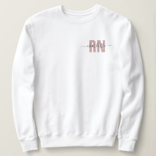 Personalisierte RN-Geschenke für Krankenschwester Sweatshirt