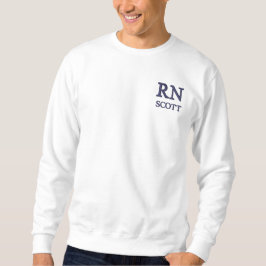 Personalisierte RN-Geschenke für Krankenschwestern Besticktes Sweatshirt