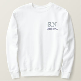 Personalisierte RN-Geschenke für Krankenschwestern Besticktes Sweatshirt