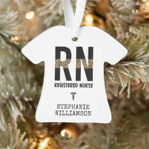 Personalisierte RN-Geschenke für Krankenschwestern Ornament