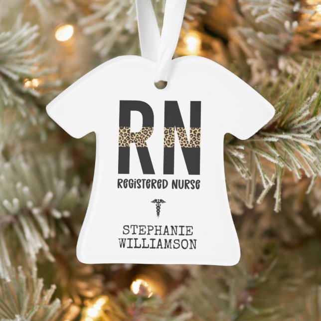 Personalisierte RN-Geschenke für Krankenschwestern Ornament (Baum)