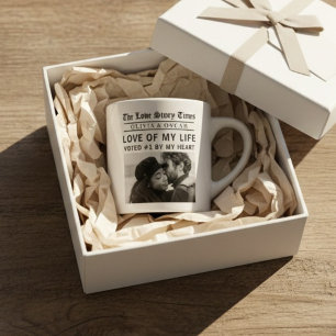 Personalisierte romantische Fotografie   Liebesges Espressotasse
