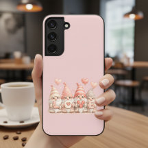 Personalisierte romantische Gnome LOVE Handyhülle