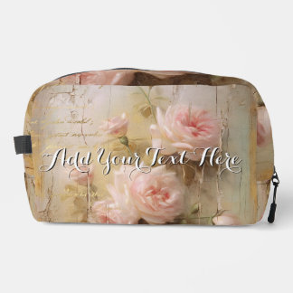 Personalisierte Romantische Rosen Kosmetiktasche Waschbeutel