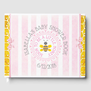 Personalisierte Rosa Biene Hummel Babydusche Buch