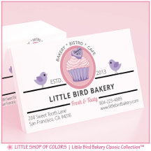 Personalisierte rosa Cupcake-Bäckerei