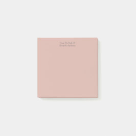Personalisierte Rosa-Nachhinweise Post-it Klebezettel