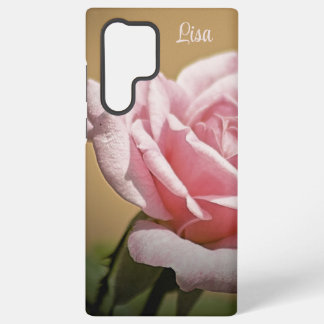 Personalisierte rosa Rosenblume Samsung-Hülle Samsung Galaxy Hülle