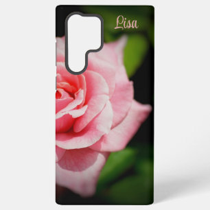 Personalisierte rosa Rosenblüten-Samsung-Hülle Samsung Galaxy Hülle