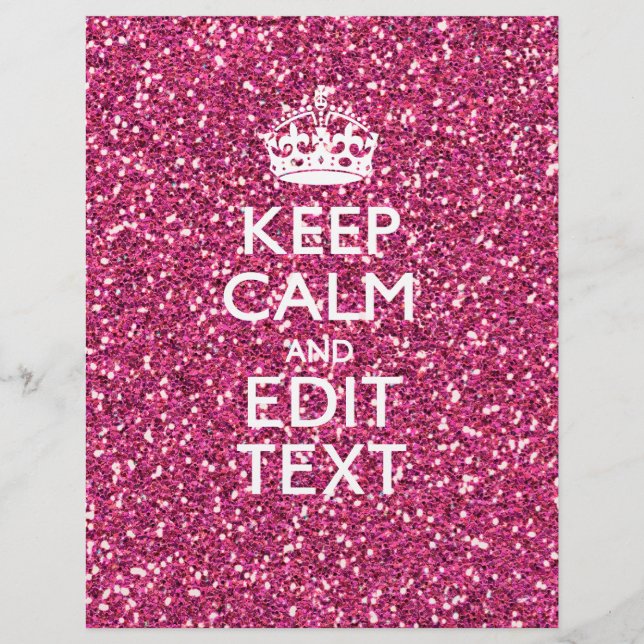 Personalisierte Rose Behalte ruhige Dekoration (Vorderseite)