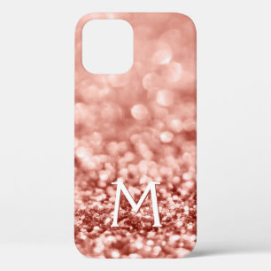 Personalisierte Rose Gold Glitzer Glitzern Case-Mate iPhone Hülle