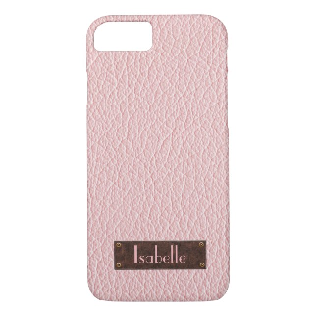 Personalisierte Rose Gold Leather Iphone-Fall Case-Mate iPhone Hülle (Rückseite)