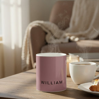 Personalisierte Rose Gold und Monogramm mit kunden Kaffeetasse