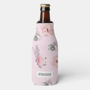 Personalisierte Rose mit Blumenwasser Flaschenkühler