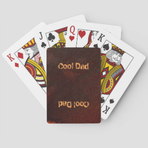 Personalisierte Rostkunst Cooler Spaß einzigartig Spielkarten