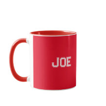 Personalisierte Rot-Combo-Stil-Tasse