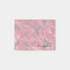 Personalisierte Rote Rosen - Anmerkungen Post-it Klebezettel