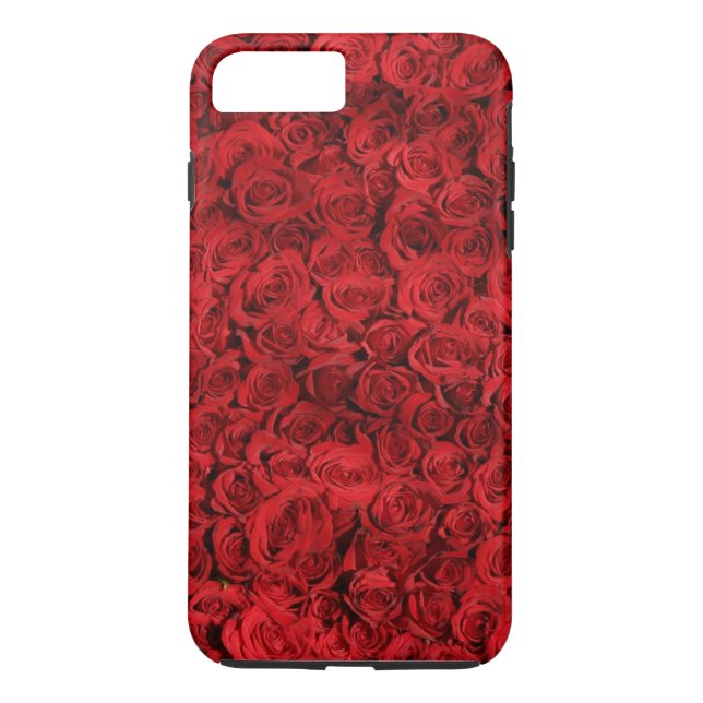Personalisierte Rote Rosen anpassen Case-Mate iPhone Hülle (Rückseite)