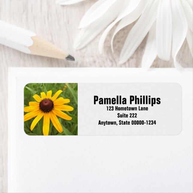 Personalisierte Rudbeckia Blume Nah-Up Fotografie (Insitu)
