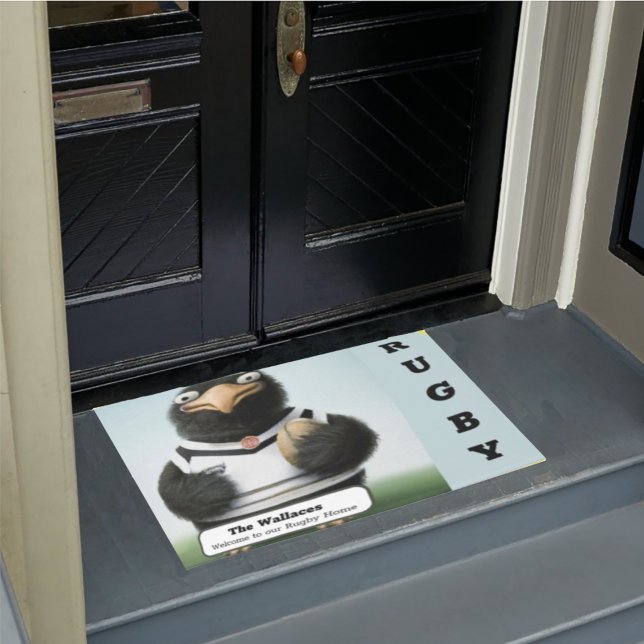 Personalisierte Rugby-Türmatte Fußmatte (Von Creator hochgeladen)