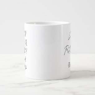 Personalisierte Ruhestand Kaffee Tasse, Happy Reti Jumbo-Tasse