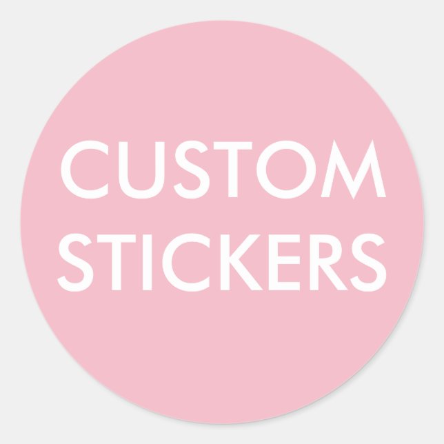 Personalisierte Runde-Aufkleber-Leere Runder Aufkleber (Vorderseite)