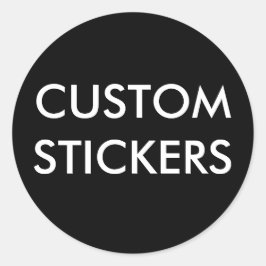 Personalisierte Runde-Aufkleber-Leere Runder Aufkleber