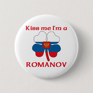Personalisierte russische küssen mich, den ich button