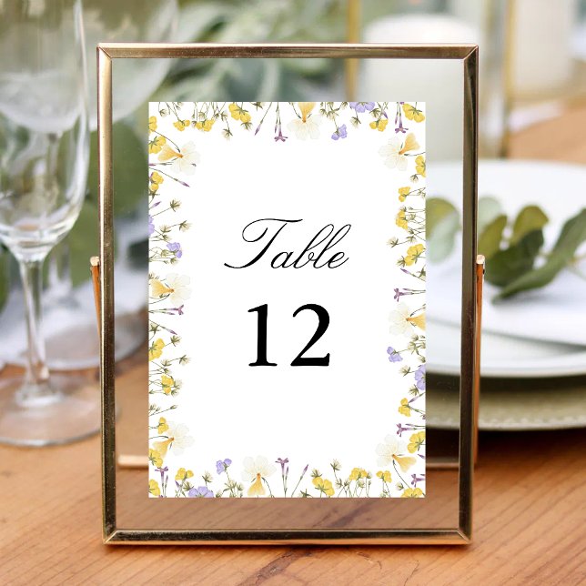 Personalisierte Rustikale Hochzeit der Wasserfarbe Tischnummer (Personalized rustic watercolor floral table number adds warm, natural charm to your wedding tables.)