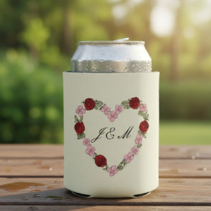 personalisierte rustikale Hochzeit Dosenkühler
