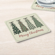 Personalisierte rustikale Weihnachtsbäume