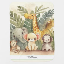 Personalisierte Safari-Jungle-Tiere