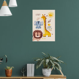 Personalisierte Safari Poster