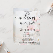 Personalisierte sanfte rote Blumen Hochzeit