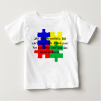 Personalisierte Säugling des Autismus-T - Shirt