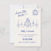 Personalisierte Save the Date Einladung