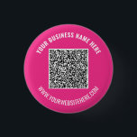 Personalisierte Schaltfläche QR-Code Benutzerdefin Button<br><div class="desc">Benutzerdefinierte Farben und Schriftart - Entwerfen Sie Ihren eigenen Button mit Ihrem QR-Code und dem benutzerdefinierten Text Beruflichen Firmennamen Website Werbe-Firmenschaltflächen / Geschenk - Hinzufügen Ihres QR-Codes - Bild oder Logo / Name - Unternehmen / Website oder E-Mail oder Telefon - Kontaktinformationen / Anschrift oder Entfernen - Umformulieren und Entfernen...</div>