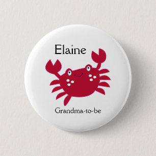 PERSONALISIERTE Schaltfläche "RED CRAB CALYPSO NAM Button