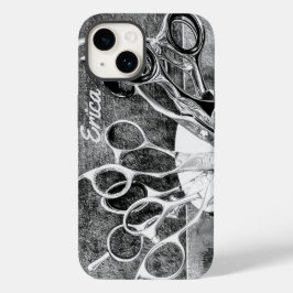 Personalisierte Schere - Hair Stylist-Fall Case-Mate iPhone 14 Hülle