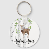 Personalisierte Schlüsselketten Hirsch Dock Buck W