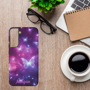 Personalisierte Schmetterlings-Fantasie-Kunst Samsung Galaxy Hülle
