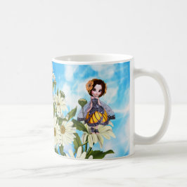 Personalisierte Schmetterlings-Fee-Tasse Kaffeetasse
