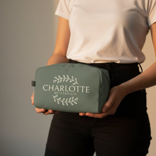 Personalisierte Schminktasche Sage für Brautjungfe Waschbeutel