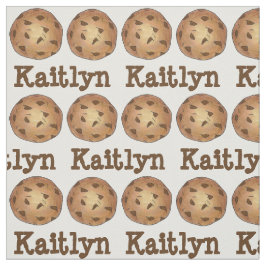 Personalisierte Schokolade Chip Cookie Fabric Stoff
