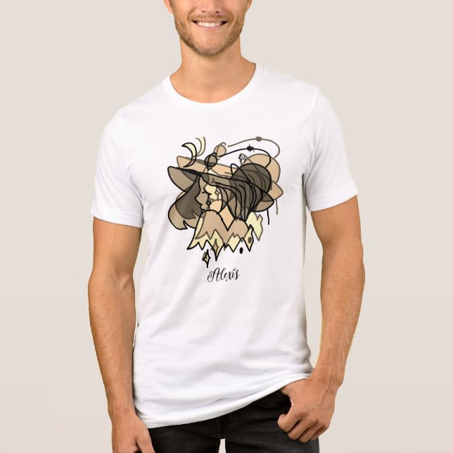 Personalisierte Schönheit des T - Shirt Witching E (Vorderseite)