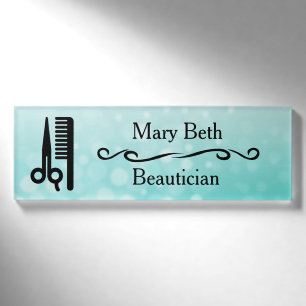 Personalisierte Schönheitssalon-Namensschilder für Namenschild