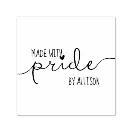 Personalisierte Schriftzeichen mit pride LGBT Permastempel