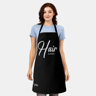 Personalisierte Schürze für Schwarz/Weiß
